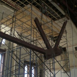 Removal of Previouly Retrofited Structural Steel